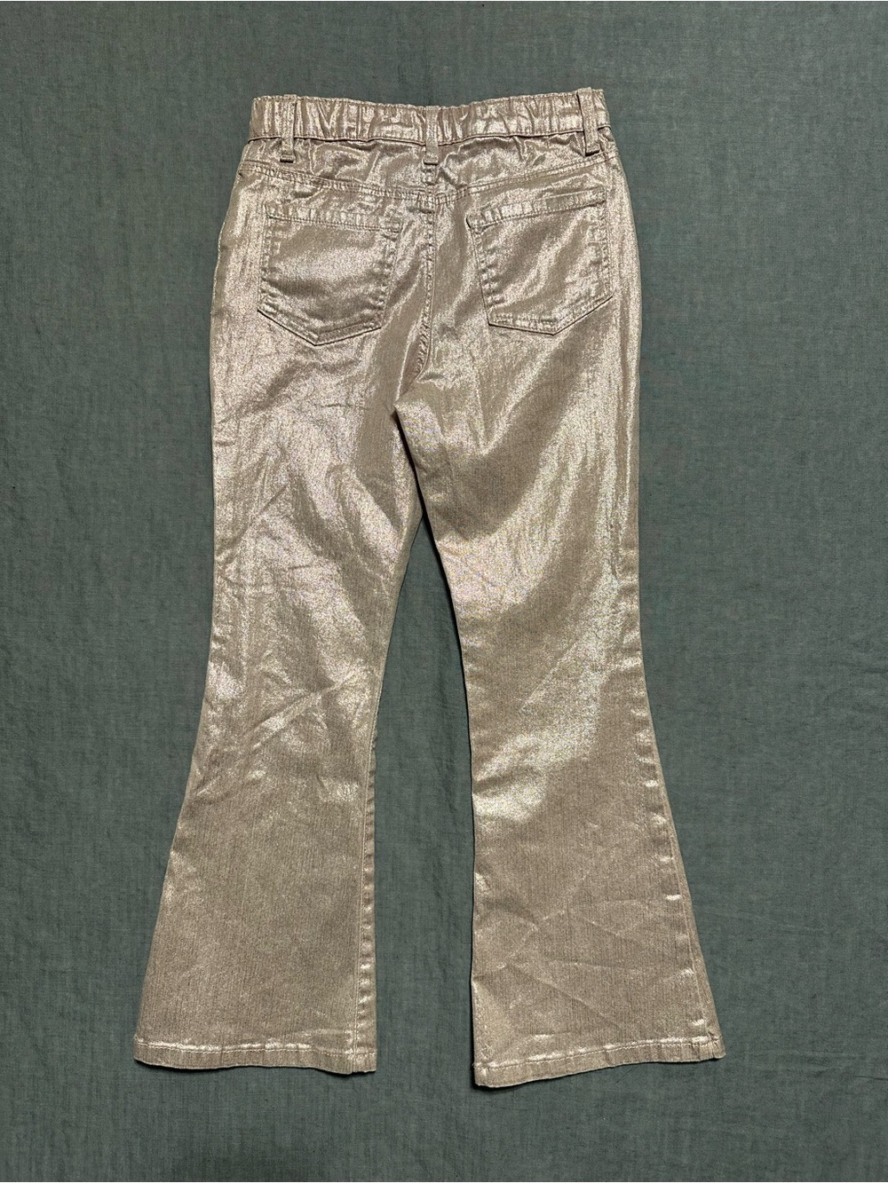 OshKosh B'gosh Rose Gold Shimmery Pants - Picture 3 of 3